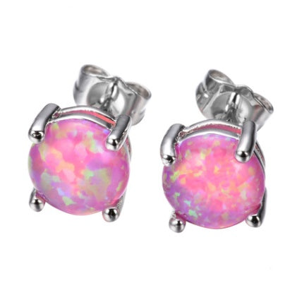 Personalized All-Match Opal Opal Fashion Earrings Earrings Female Earrings Earrings