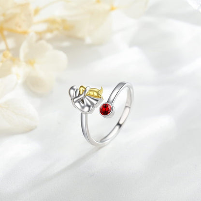 Girl And Dog Pet Ring Ring