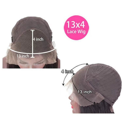 Front Spets Peruk Människohår Peruk