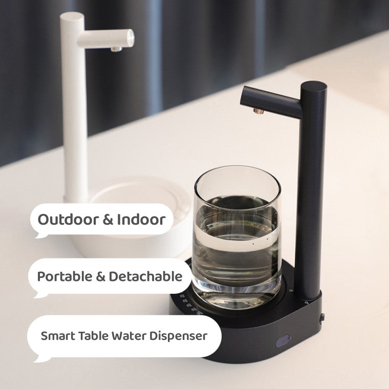 Skrivbordsdispenser Elektrisk vattengallon Automatisk vattenflaskdispenser Uppladdningsbar vattendispenser