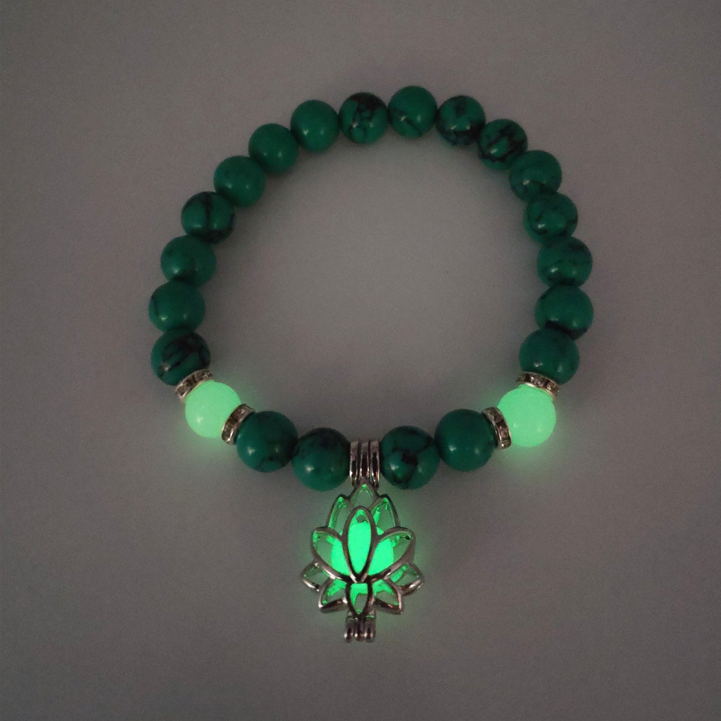 Energi Luminous Lotus Strand Pärla armbindel