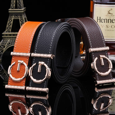 Ladies luxury belts cummerbunds for women G buckle Belt Genuine Leather belt Fashion genuine leather men belts buckle