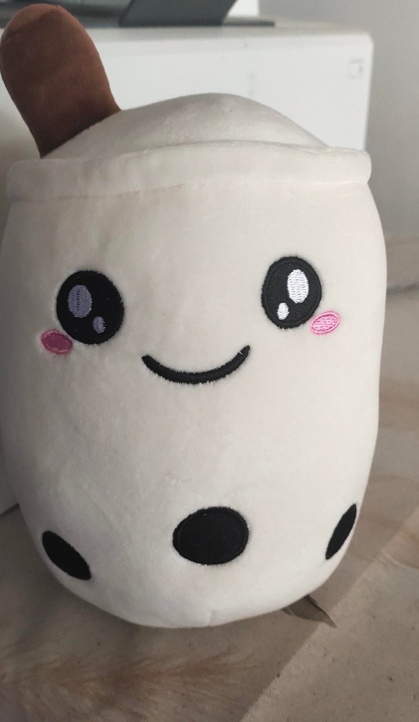 Pearl milk tea cup pillow