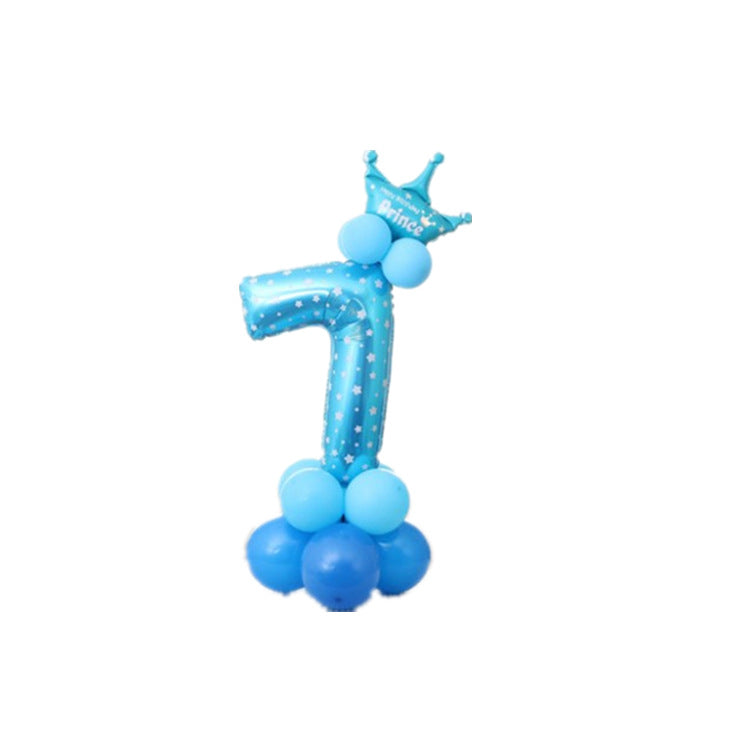 Birthday party aluminum balloon