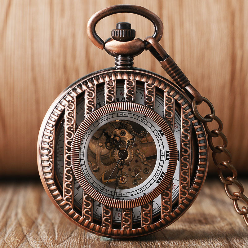 Vintage manual mechanical pocket watch