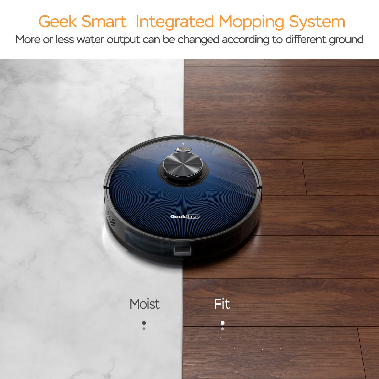 Geek Smart L7 Robot Vacuum Cleaner And Mop, LDS Navigation, Wi-Fi Connected APP, Selective Room Cleaning,MAX 2700 PA Suction, Ideal For Pets And Larger Home Banned