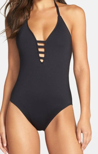 Bikini i diamantformat mönster i europeisk-europeisk stil, färdigställd i ett stycke