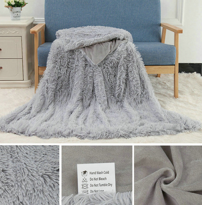 Plush Blanket Double-layer Blanket Multifunctional