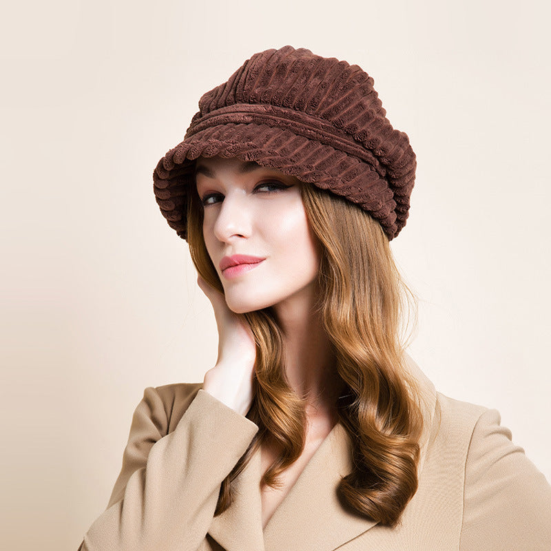 Chapeaux d'automne et d'hiver pour femmes, chapeaux de style occidental pour dames