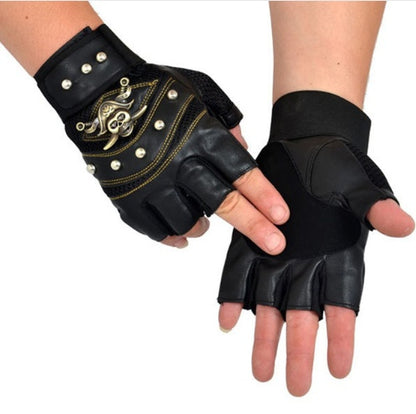 des gants de cuir