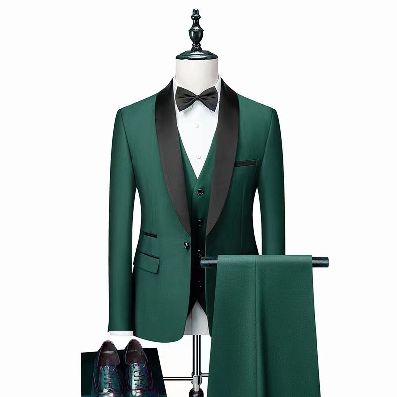 Men 3 Pieces Suit Set Men Wedding Suits Groom Tuxedos