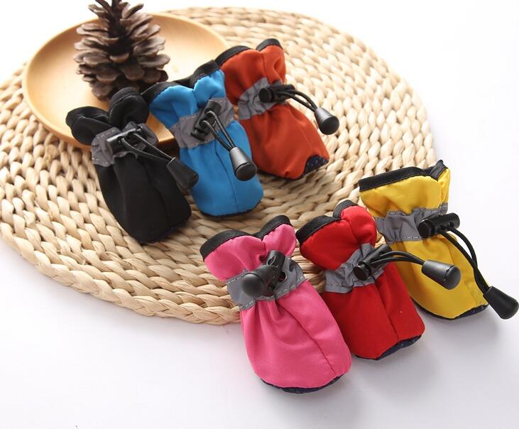 Unique Design Tarpaulin Puppy Stylish Dog Shoes