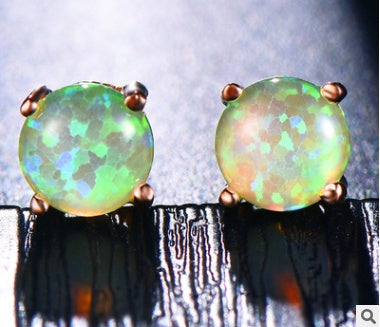 Personalized All-Match Opal Opal Fashion Earrings Earrings Female Earrings Earrings