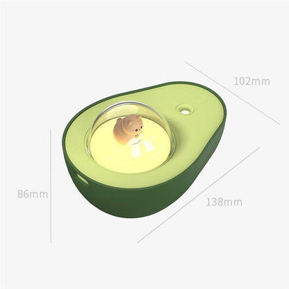 Avocado Mini Spray Fuktighet USB laddning nattljus