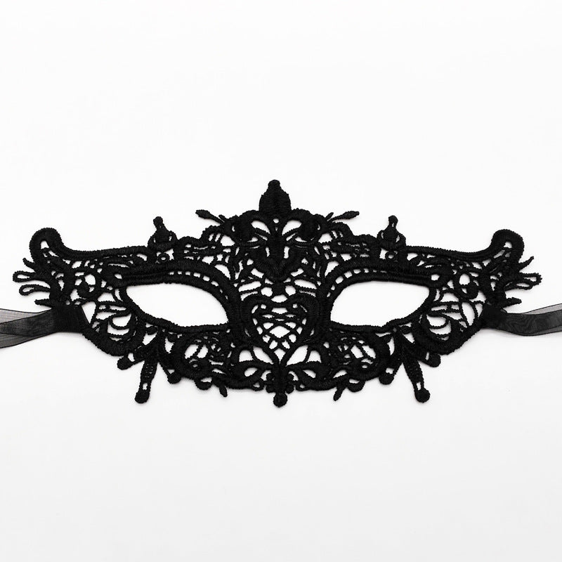 Masque pour les yeux en dentelle Double gaze, fournitures de Festival non façonnées pour fête de bal