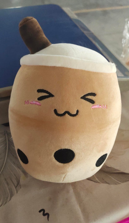 Pearl milk tea cup pillow