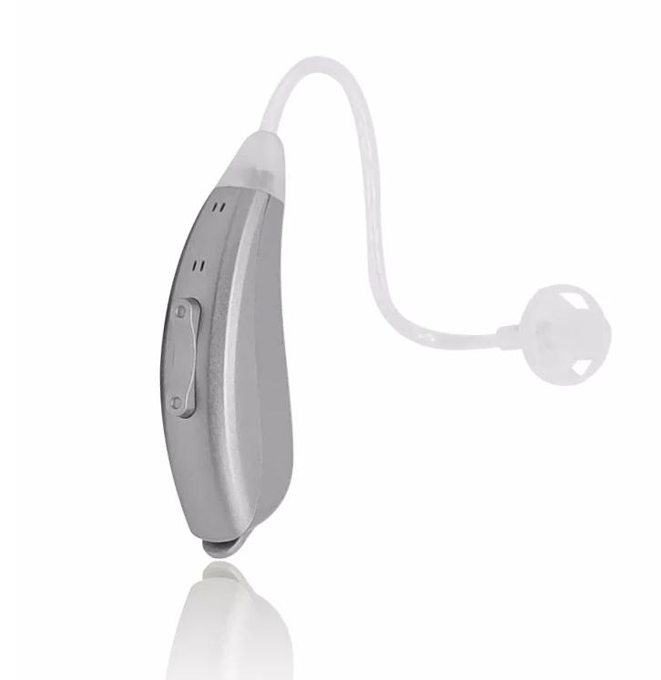 F802 BTE Digital Wireless Hearing Aid 6 Channels 12 Frequency Sound Amplifier Split Left Or Right Ear Noise Reduction