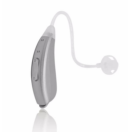 F802 BTE Digital Wireless Hearing Aid 6 Channels 12 Frequency Sound Amplifier Split Left Or Right Ear Noise Reduction