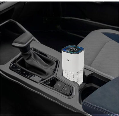 Car Air Purifier Portable Negative Ion Generator Remove Formaldehyde Dust Smoke Air Freshen Washer For Home Car