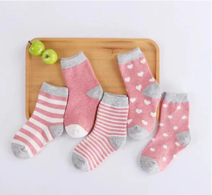 Children's Socks Thin Breathable Mid-calf Baby Boat Socks