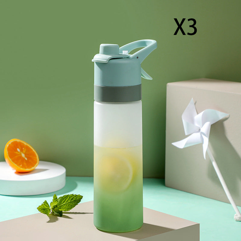 Bouteille d'eau pulvérisée pour filles, Sport de plein air, Fitness, tasse d'eau, bouteille de pulvérisation de grande capacité, bouteilles de voyage, Gadgets de cuisine