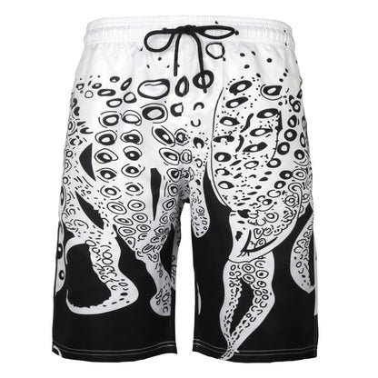 Pantalons de plage pour hommes Shorts décontractés Octopus Amazon pantalons de survêtement grande taille