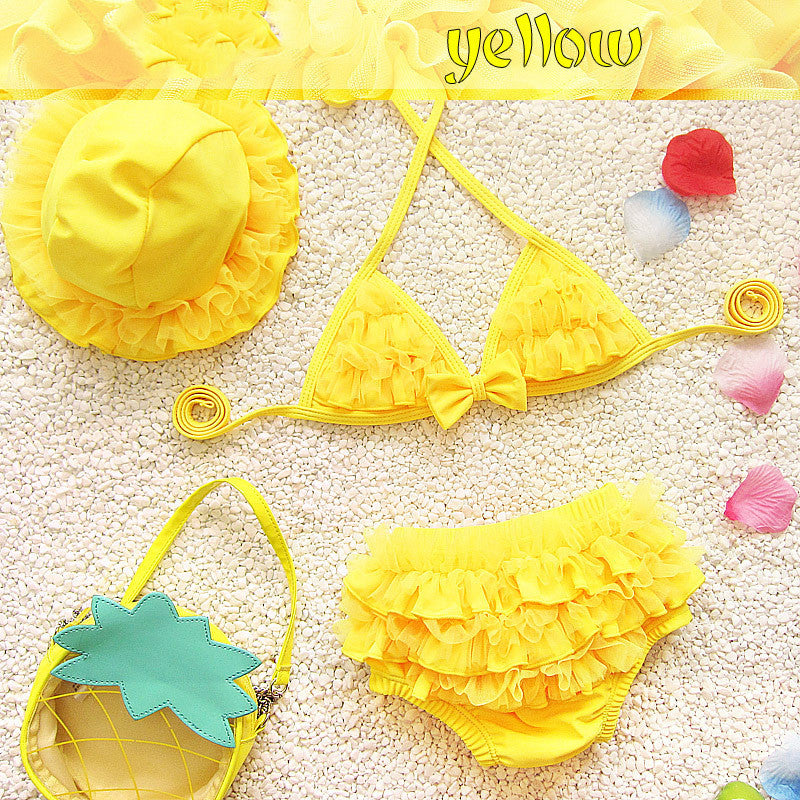 Baby Swimsuit 1 Year Old 2 Children 3 Kids 4 Girls Ins Split 5 Princess 3-6 Months Baby Boom 8 Bikini