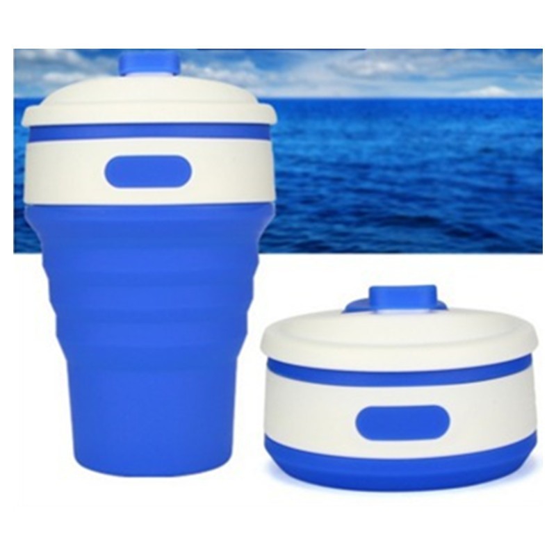 Coffee Mugs Travel Collapsible Silicon Cup Folding Water Cups BPA FREE Food Quality Drink Ware Mug Tea Coffee Cups