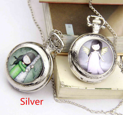 Angel Pocket Watch Watch Girl Pocket Watch