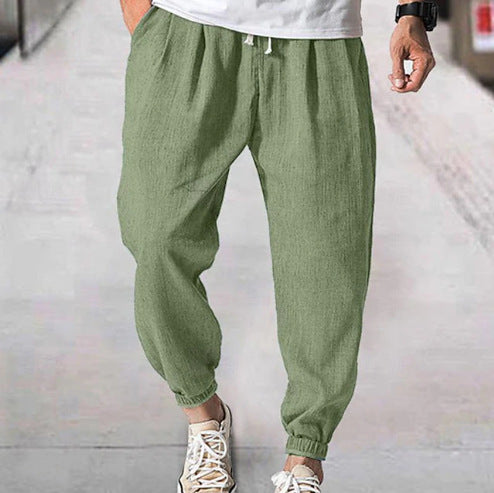 Casual Fashion Loose Men's Summer Ankle Banded Pants