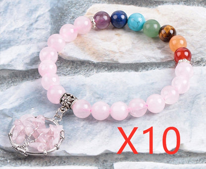 Bracelet en perles de cristal