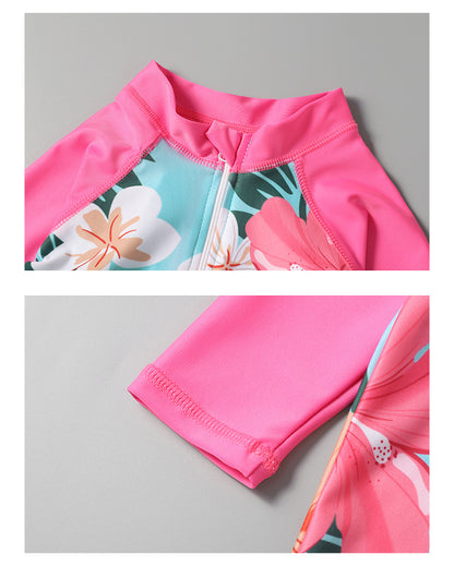 Maillot de bain pour enfants fille une pièce enfant en bas âge enfants adolescents bébé fille mignon à la mode protection solaire plage parc d'attractions maillot de bain