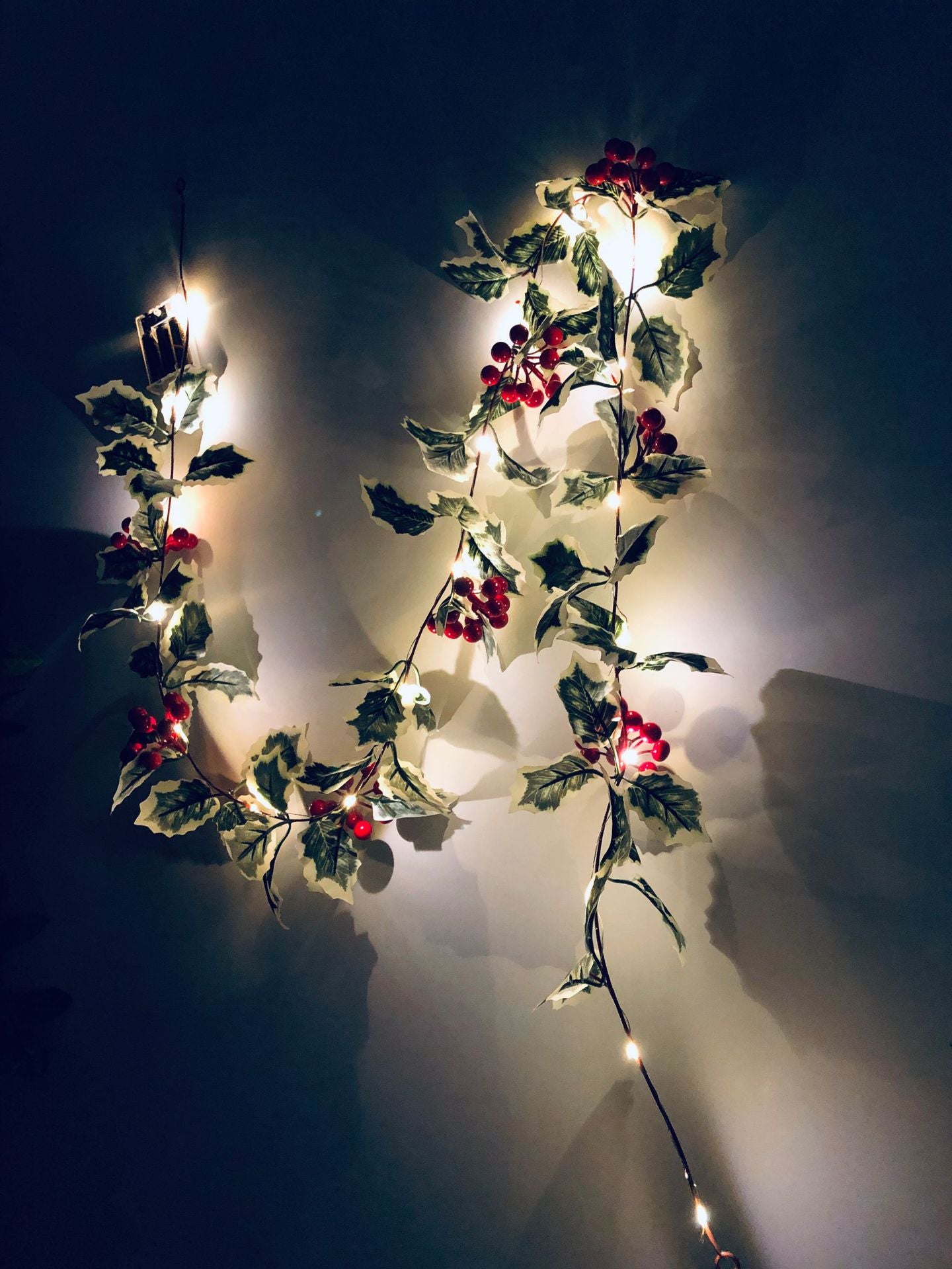 Thanksgiving Christmas String Light Christmas Chinese Hawthorn Rattan Party Window Yard Party Decoration