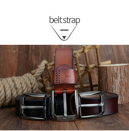 Ceinture homme en cuir à boucle ardillon