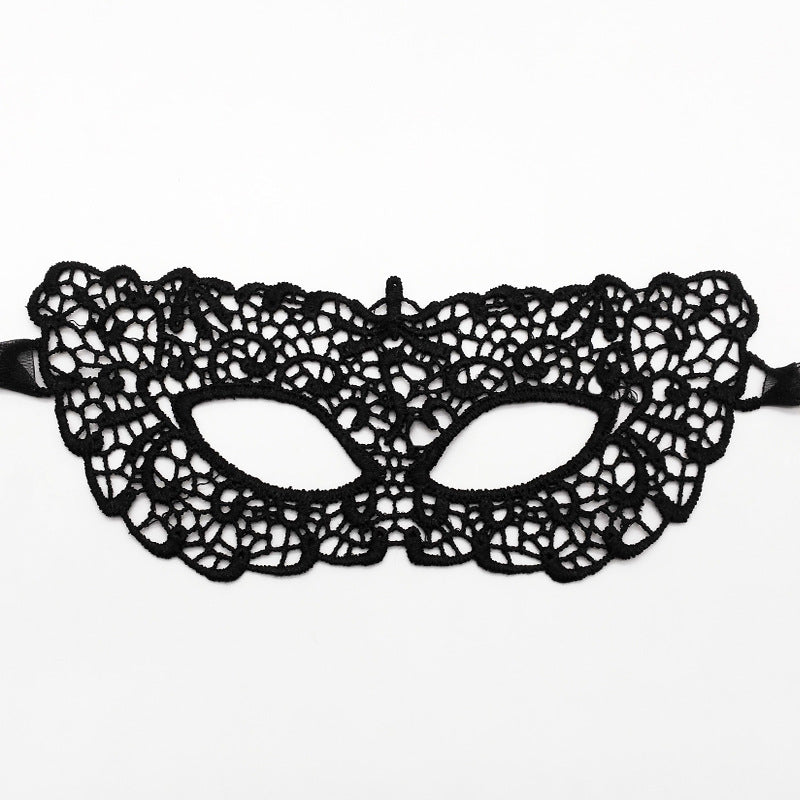 Masque pour les yeux en dentelle Double gaze, fournitures de Festival non façonnées pour fête de bal