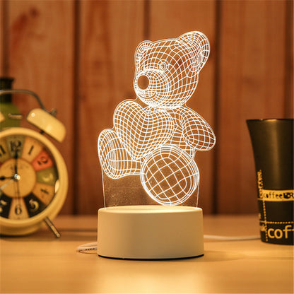 Bedroom bedside creative electronic night light