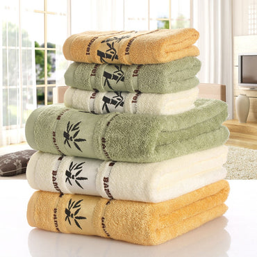 Serviette de bain en fibre de charbon de bambou