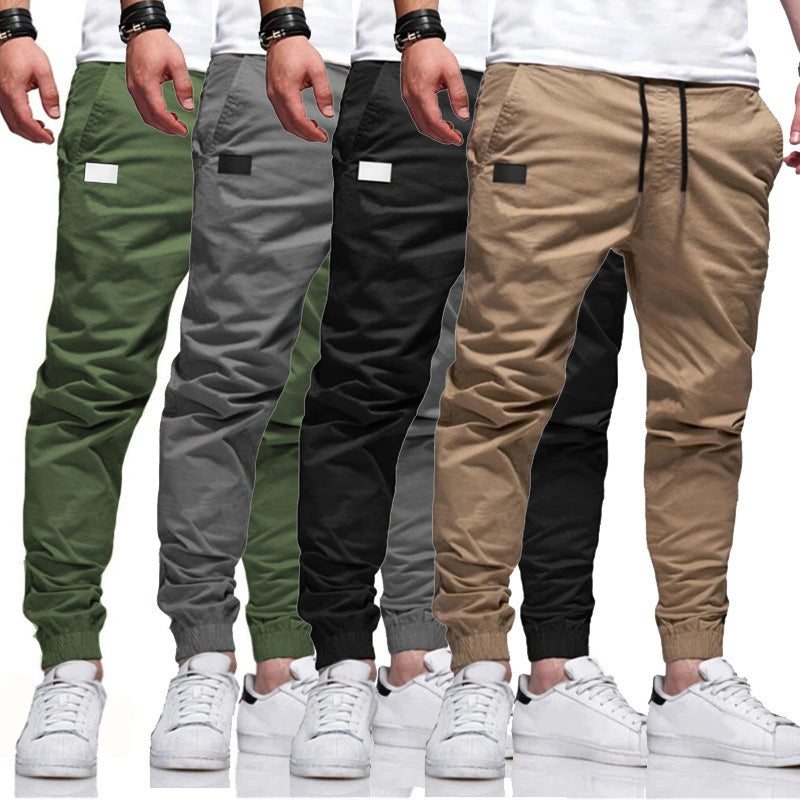 Casual Pants Men Spot Ordinary Youth Trousers Mid-waist Pants