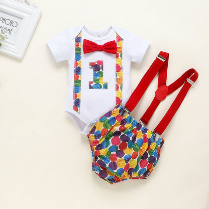 Children's Clothing Summer Collection - Baby Romper Birthday Edition