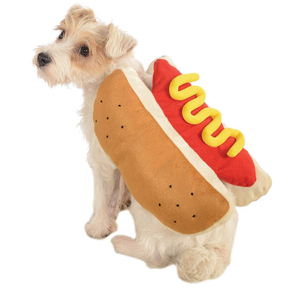 Rolig Halloween kostumer för hundar Valp Husdjur kläder Hot Dog Design hund kläder Husdjur Apparel kläder upp katt part kostym e Sut