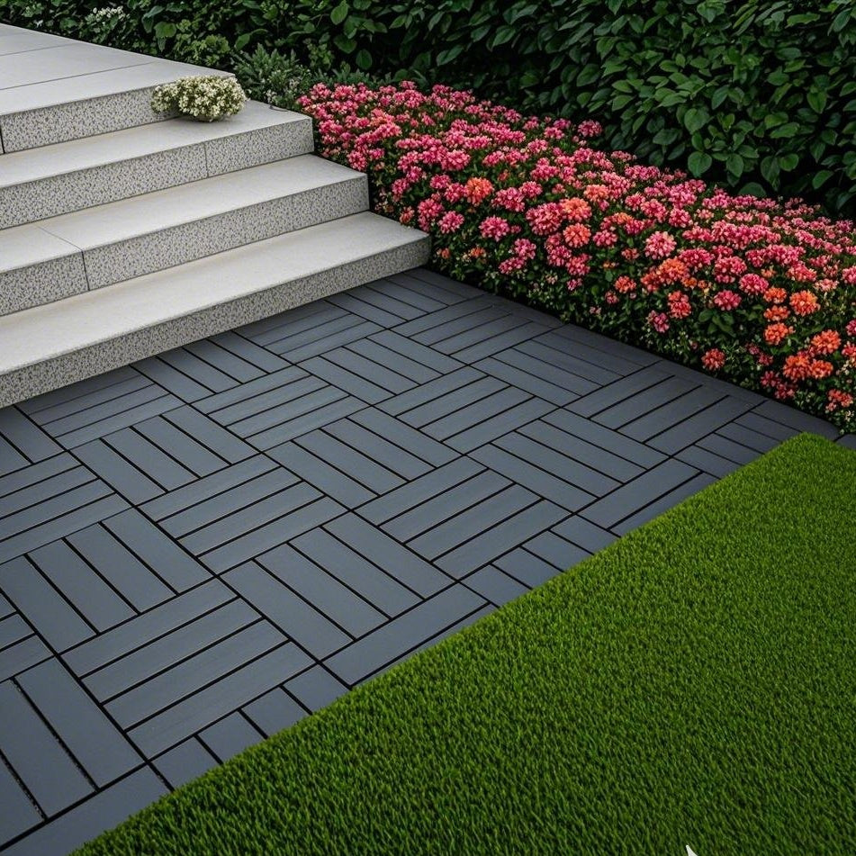 Waterproof, Wear-resistant, DIY Assembly, Garden, Courtyard, Balcony,plastic Flooring