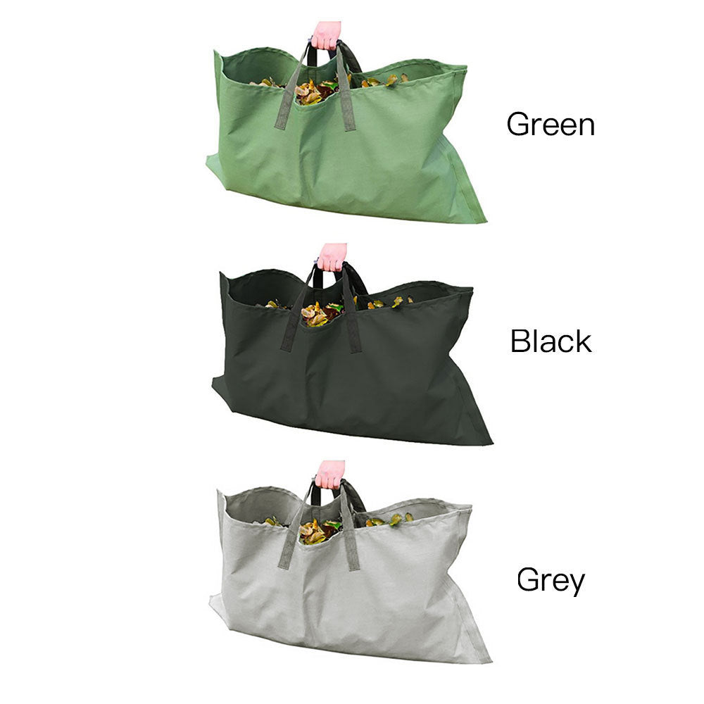 Garden Leaf Storage Outdoor Lawn Yard Waste Tarpaulin Container Recyclable Heavy Duty Garden Tote Garbage Bags