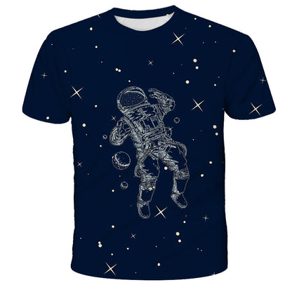 Digital Print Astronaut T-Shirt