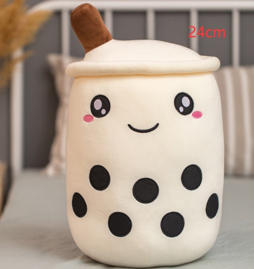 Pearl milk tea cup pillow