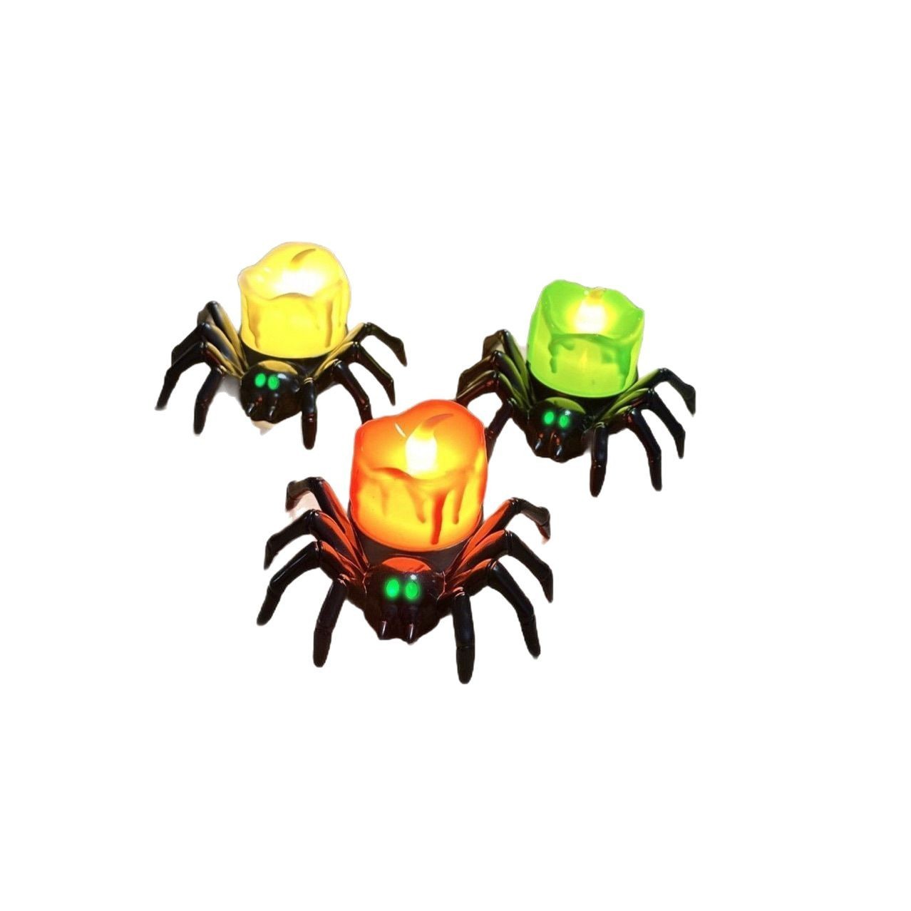 Halloween Pumpkin Spider Candle Light Decoration Props
