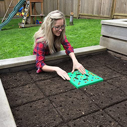 Modèles de semis pour les graines de jardinage carrées au fil des années