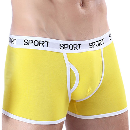 Men's Cotton Sports Boxer Briefs