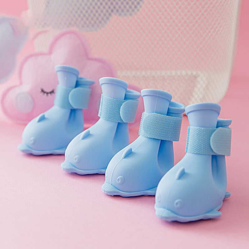 Jelly Rain Boots 4 Waterproof Foot Covers