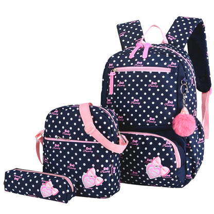 Sac à dos mignon de princesse de style coréen pour fille d'école primaire