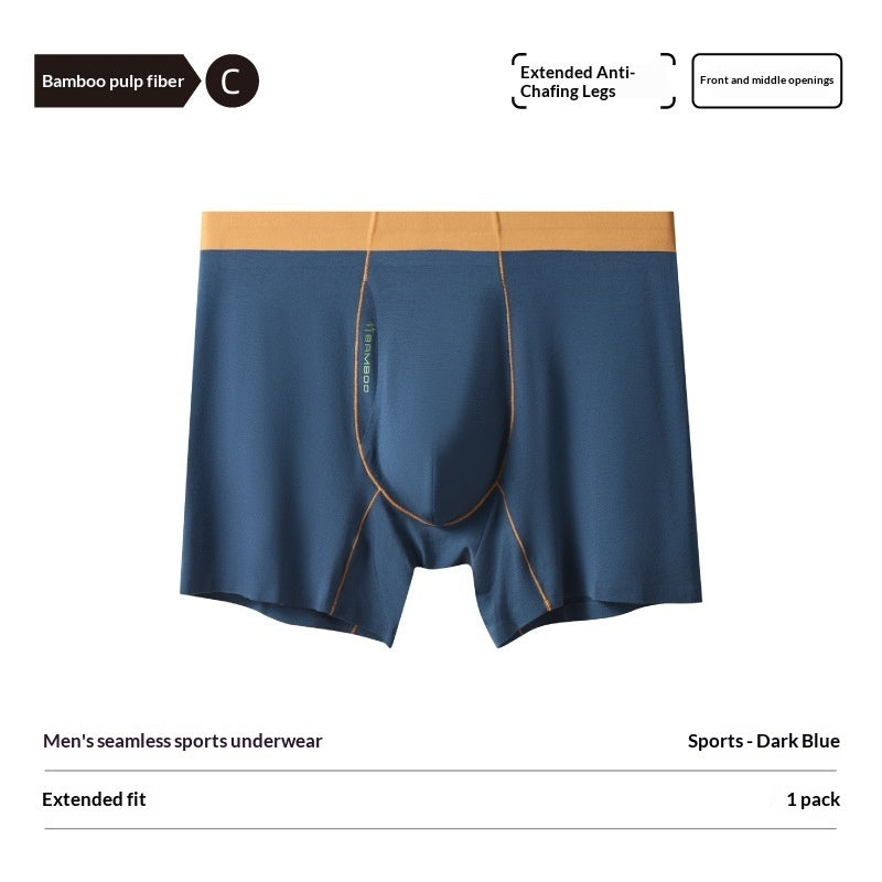 Mens Bamboo Pulp Fiber Extended-length Athletic Underwear